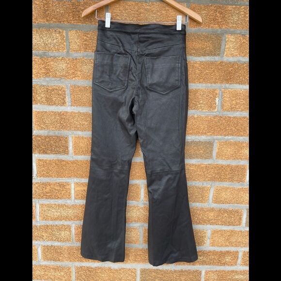 Lovers + Friends Leather Kick Flare leather pants small - Picture 9 of 14
